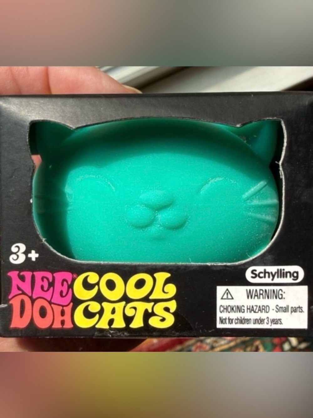 NeeDoh Cool Cats Cat Stress Toy - Teal